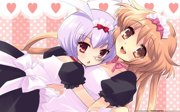 Anime picture 1920x1200 with alice parade miori (alice parade) silk (alice parade) itou noiji highres wide image maid