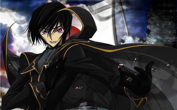 Anime picture 1920x1200 with code geass sunrise (studio) lelouch lamperouge highres wide image