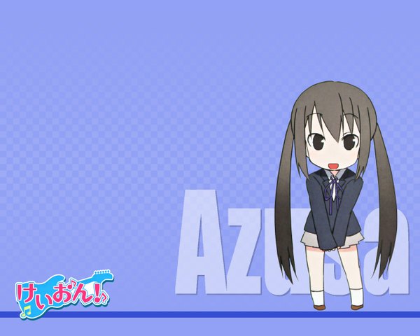 Anime picture 1280x1024 with k-on! kyoto animation nakano azusa chibi tagme