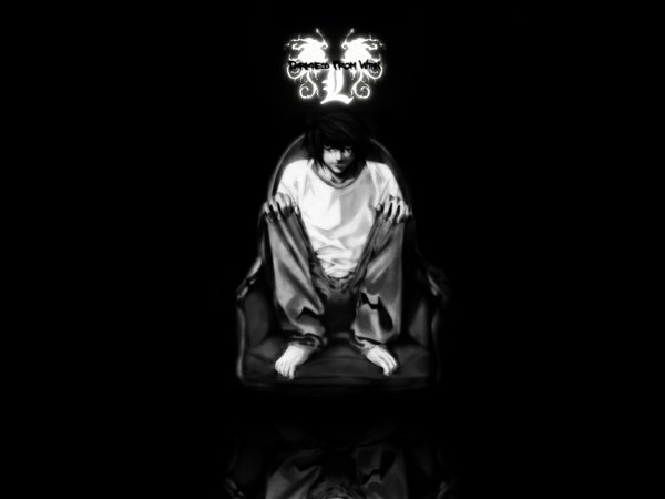 Anime picture 1024x768 with death note madhouse l (death note) tagme