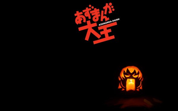 Anime picture 1280x800 with azumanga daioh j.c. staff wide image halloween