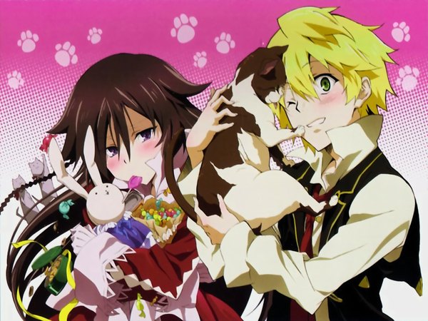 Anime picture 1600x1200 with pandora hearts xebec alice (pandora hearts) oz vessalius wallpaper overfiltered