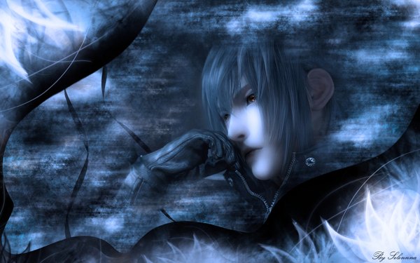 Anime picture 1920x1200 with final fantasy final fantasy versus xiii square enix noctis lucis caelum highres short hair wide image gloves