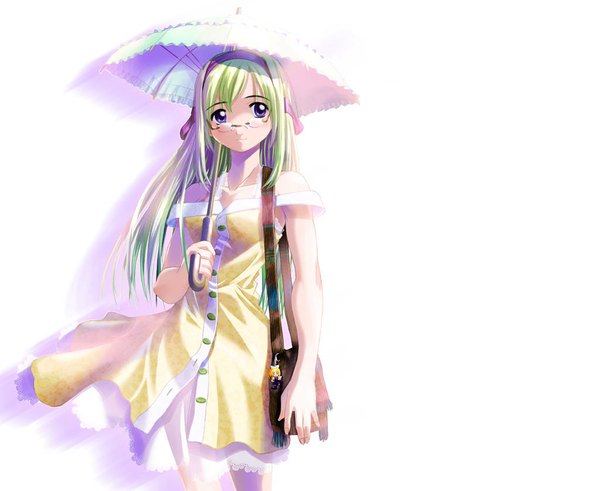 Anime picture 1024x839 with white background soft beauty umbrella tagme