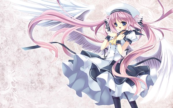 Anime picture 1920x1200 with capura lin highres wide image angel wings