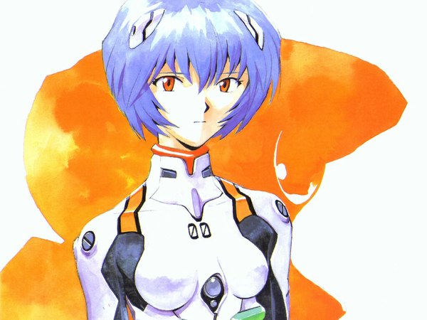 Anime picture 1024x768 with neon genesis evangelion gainax ayanami rei tagme