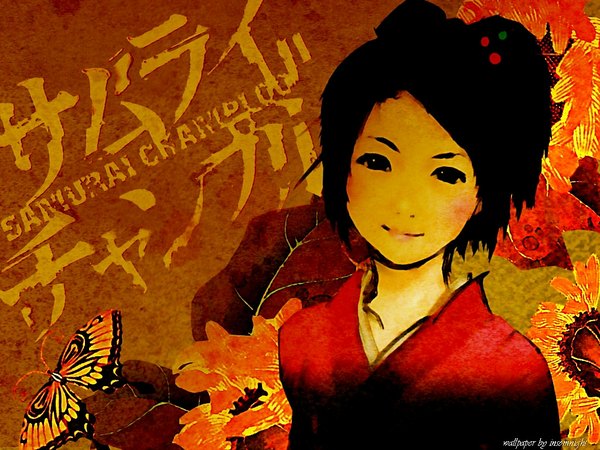 Anime picture 1024x768 with samurai champloo fuu (samurai champloo) tagme