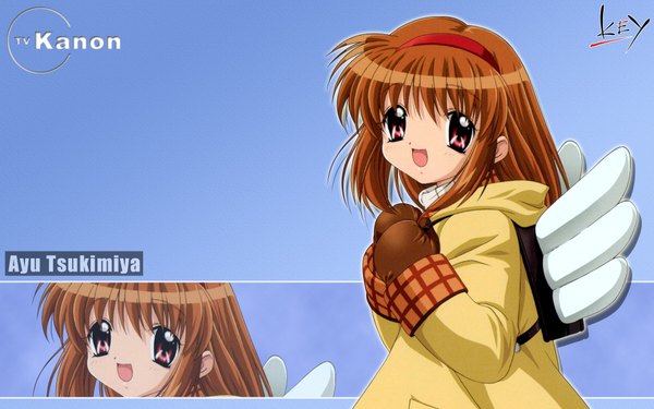 Anime picture 1920x1200 with kanon key (studio) tsukimiya ayu highres wide image girl