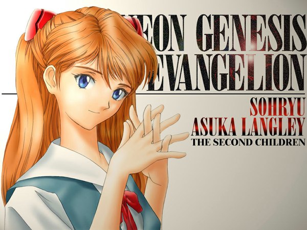 Anime picture 1024x768 with neon genesis evangelion gainax soryu asuka langley tony taka interlocked fingers girl