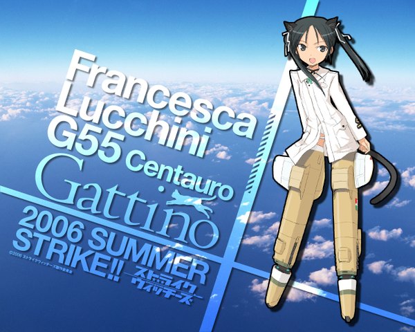 Anime picture 1280x1024 with strike witches francesca lucchini girl tagme