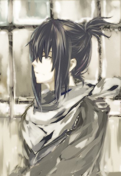 Anime picture 2031x2952 with no.6 studio bones nezumi (no.6) single tall image highres short hair black hair grey eyes boy