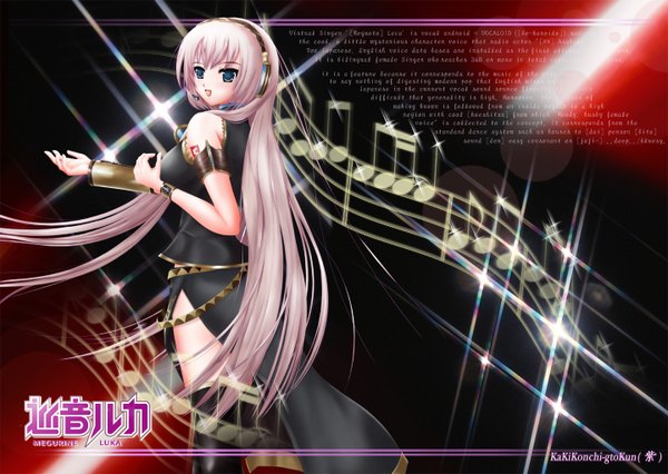 Anime picture 1440x1024 with vocaloid megurine luka girl tagme