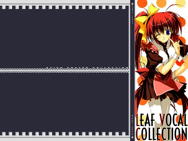 Anime picture 1600x1200 with comic party takase mizuki maid leaf (leaves) tagme