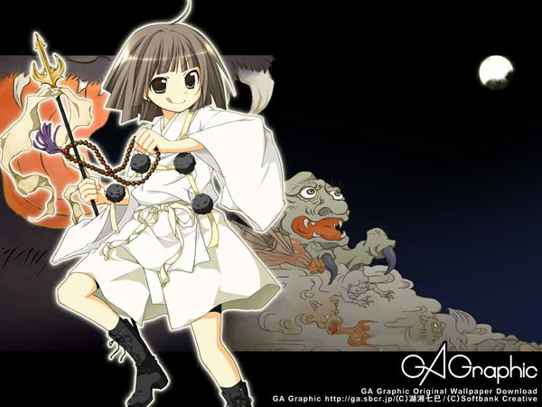 Anime picture 1024x768 with gagraphic koshou shichimi wallpaper girl tagme