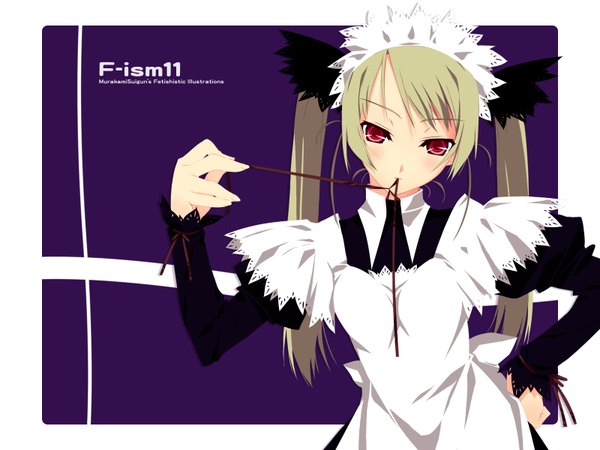 Anime picture 1600x1200 with f-ism murakami suigun maid tagme