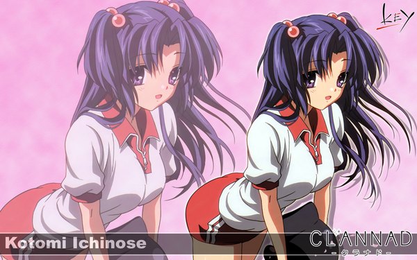 Anime picture 1920x1200 with clannad key (studio) ichinose kotomi highres wide image two side up