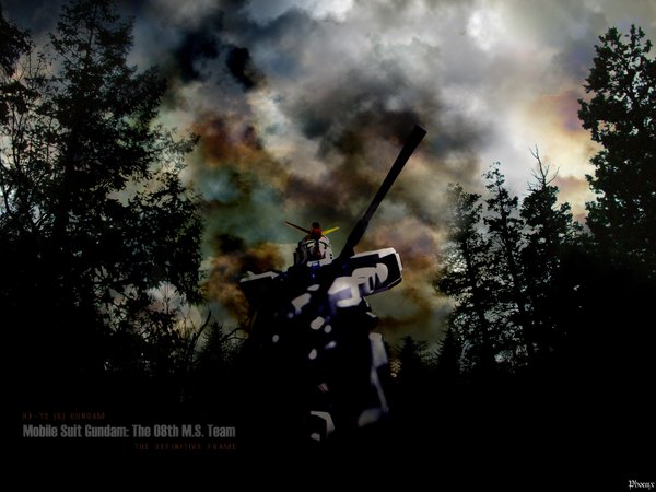 Anime picture 1600x1200 with mobile suit gundam sunrise (studio) rx-78 mecha mobile suit gundam: the 8th ms team