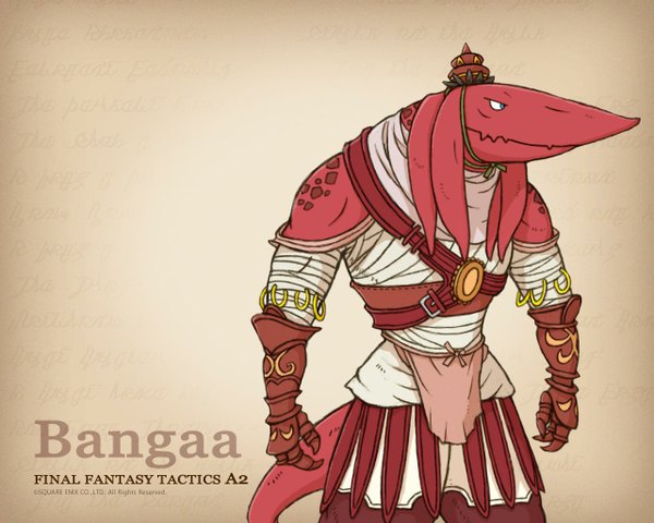 Anime picture 1280x1024 with final fantasy final fantasy tactics a2 square enix tagme bangaa