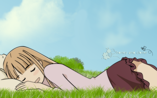 Anime picture 1920x1200 with honey and clover j.c. staff yamada ayumi highres wide image girl