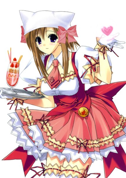 Anime picture 1136x1600 with shuffle! shigure ama tall image waitress tagme