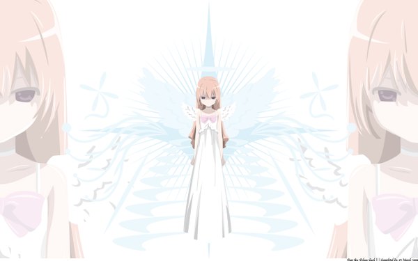 Anime picture 1280x800 with toradora j.c. staff aisaka taiga wide image white background wings