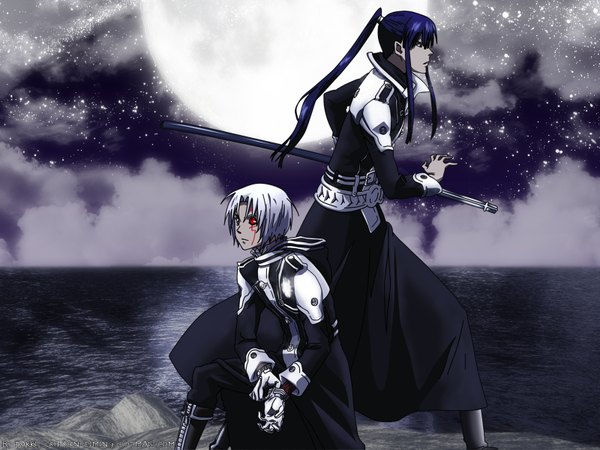 Anime picture 1600x1200 with d.gray-man allen walker kanda yuu tagme