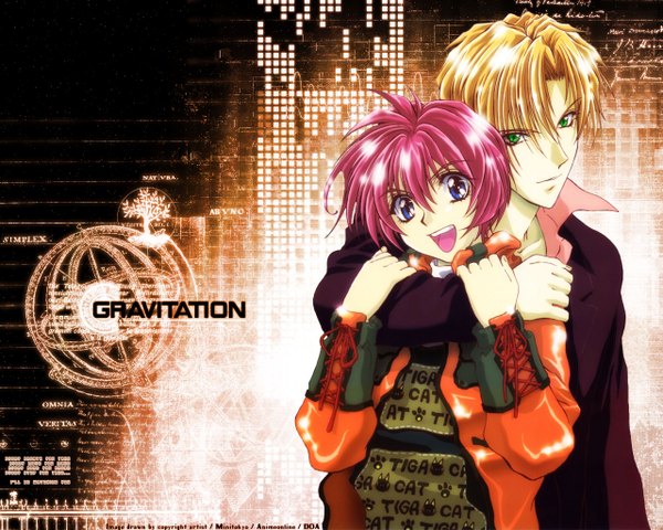 Anime picture 1280x1024 with gravitation studio deen tagme