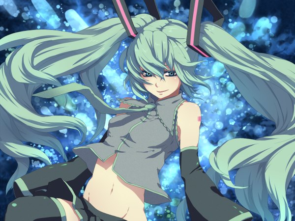Anime picture 1200x900 with vocaloid hatsune miku nayu girl tagme