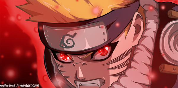 Anime picture 1500x745 with naruto studio pierrot naruto (series) uzumaki naruto aagito single short hair blonde hair red eyes wide image teeth coloring magic facial mark glowing close-up face glowing eye (eyes) whisker markings angry