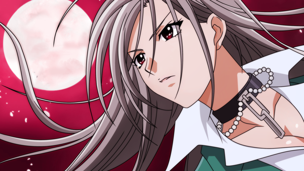 Anime picture 1600x900 with rosario+vampire akashiya moka inner moka wide image