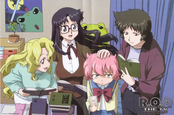 Anime picture 3000x1989 with read or die j.c. staff yomiko readman anita king michelle cheung maggie mui highres