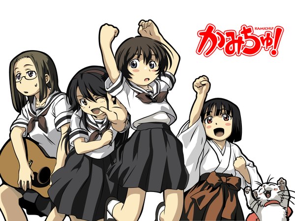 Anime picture 1600x1200 with kamichu zexcs hitotsubashi yurie tagme