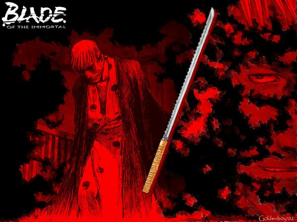 Anime picture 1024x768 with blade of the immortal samura hiroaki tagme