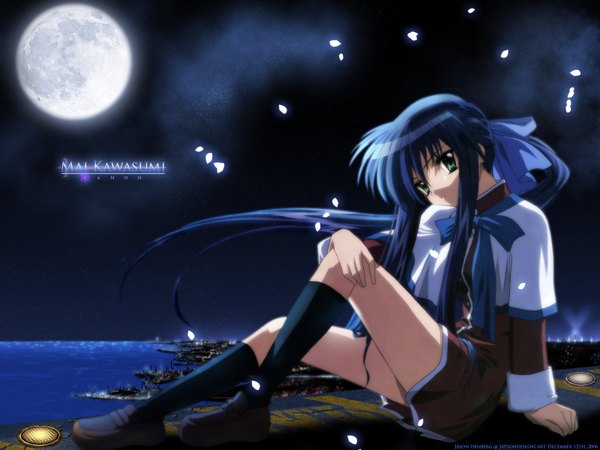 Anime picture 1600x1200 with kanon key (studio) kawasumi mai night girl