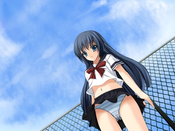 Anime picture 1280x960 with ryuushou light erotic girl underwear panties