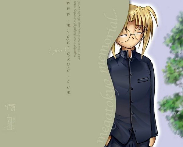 Anime picture 1280x1024 with megatokyo piro fred gallagher tagme