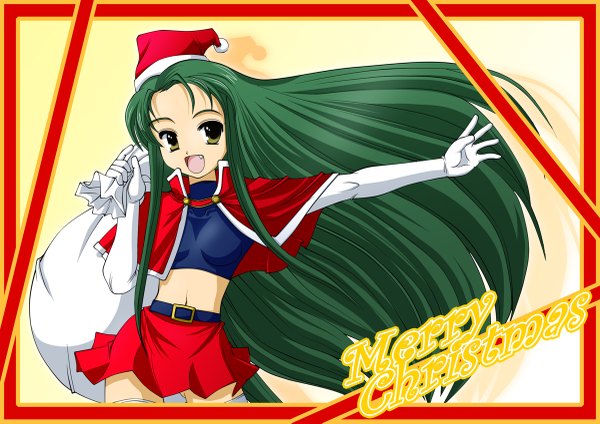 Anime picture 1200x849 with suzumiya haruhi no yuutsu kyoto animation tsuruya christmas girl