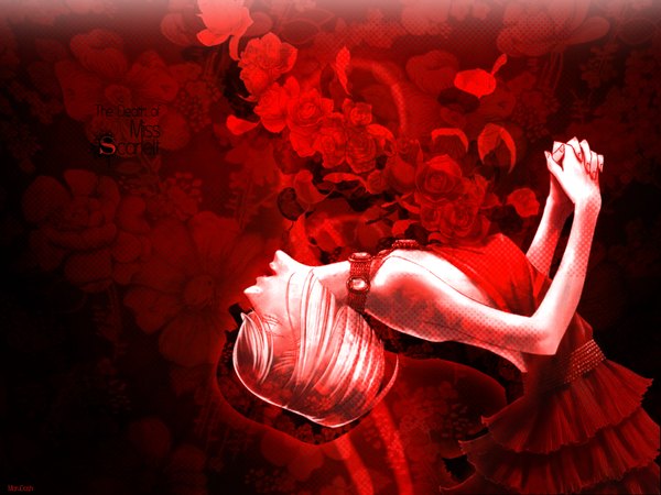 Anime picture 1600x1200 with red garden kate ashley girl rose (roses) tagme