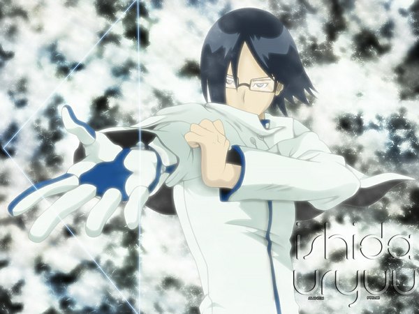 Anime picture 1024x768 with bleach studio pierrot ishida uryuu quincy arrow (arrows) ishida last uuruyu spiritual