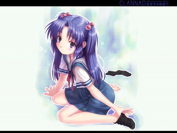 Anime picture 1600x1200 with clannad key (studio) ichinose kotomi two side up tagme