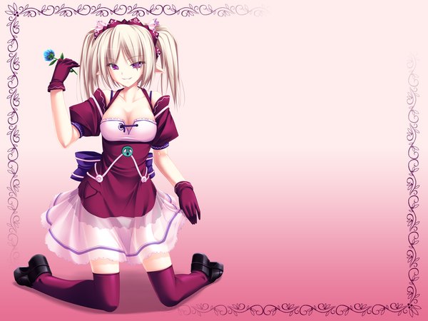 Anime picture 1920x1440 with inakoi tenmaso highres pink background tagme