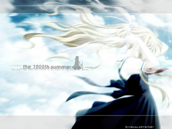 Anime picture 1024x768 with air key (studio) kamio misuzu visualart girl