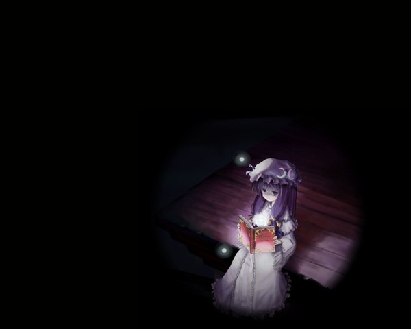 Anime picture 1280x1024 with touhou patchouli knowledge girl tagme