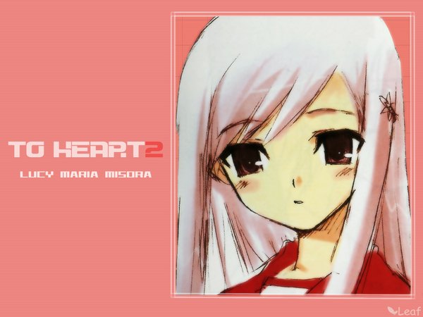 Anime picture 1024x768 with to heart 2 leaf (studio) lucy maria misora tagme
