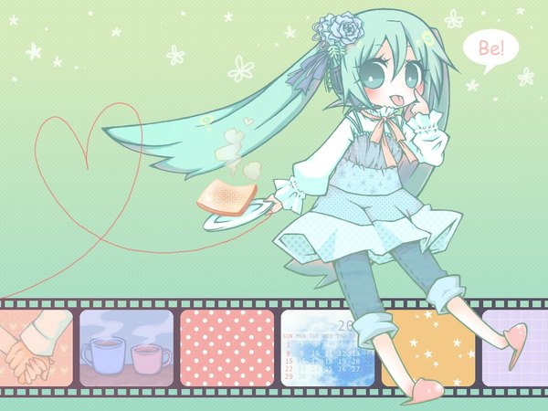 Anime picture 1024x768 with vocaloid hatsune miku girl tagme