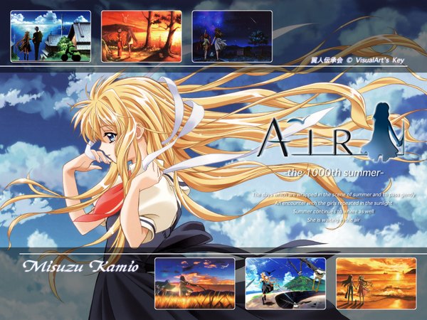 Anime picture 1600x1200 with air key (studio) kamio misuzu girl tagme