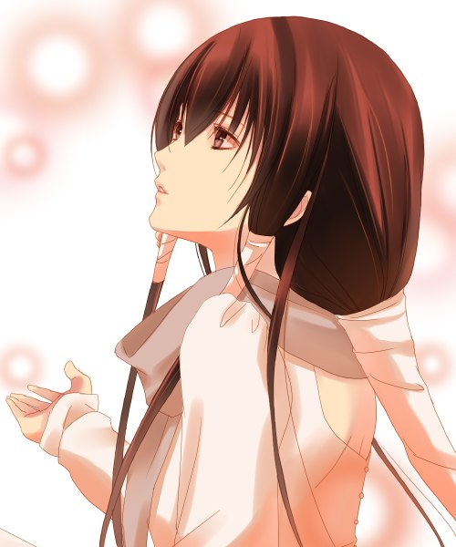 Anime picture 1000x1200 with getbackers studio deen fuuchouin kazuki hirai chika single long hair tall image brown hair standing twintails brown eyes ponytail snowing looking up otoko no ko boy scarf
