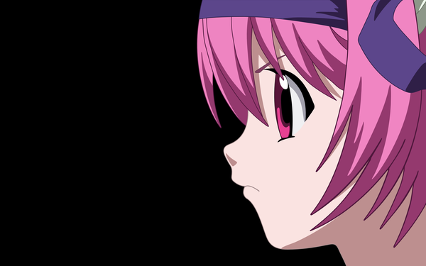 Anime picture 2560x1600 with elfen lied arms corporation nana (elfen lied) highres wide image black background vector