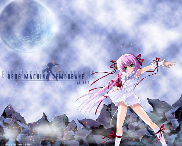 Anime picture 1280x1024 with demonbane al azif nanao naru pantyshot tagme