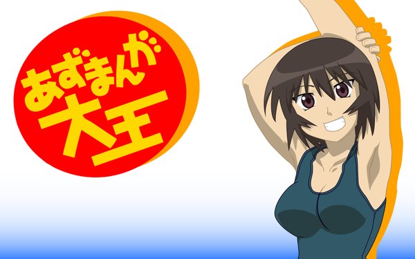 Anime picture 1680x1050 with azumanga daioh j.c. staff kagura (azumanga) wide image vector girl